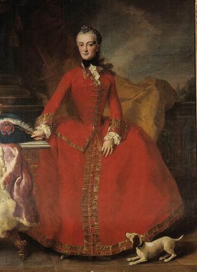 Georges desmarees Portrait of Maria Anna Sophia of Saxony France oil painting art